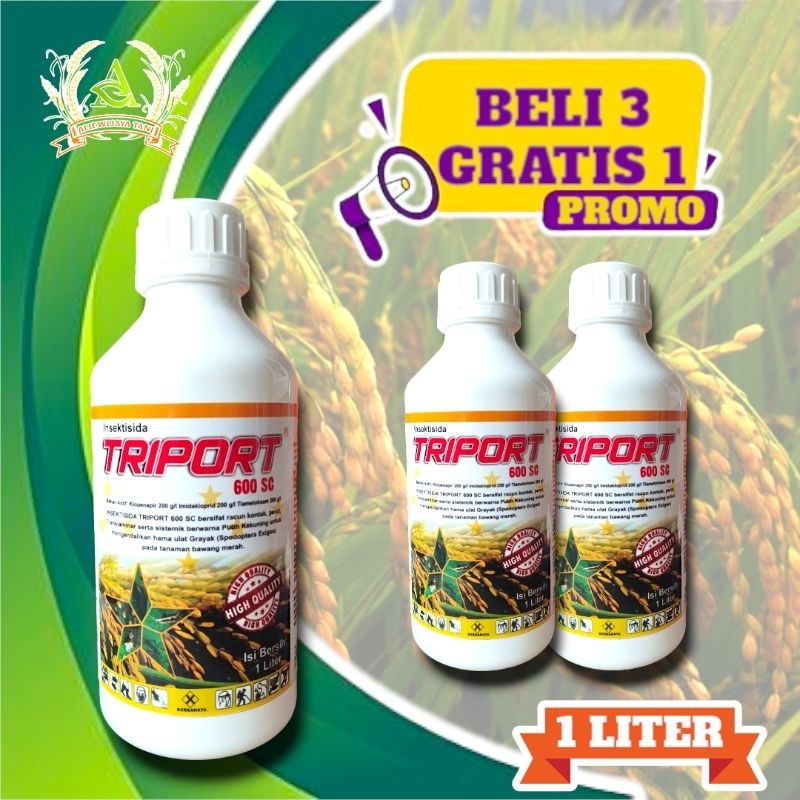 TRIPORT 600 SC INSEKTISIDA BAHAN AKTIFKLORFENAPIR IMIDAKLOROPID TIAMETOKSAM