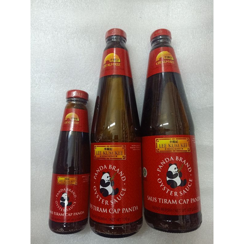 

Saus Tiram Cap Panda Lee Kum Kee Kemasan botol 907/770/255 Gram