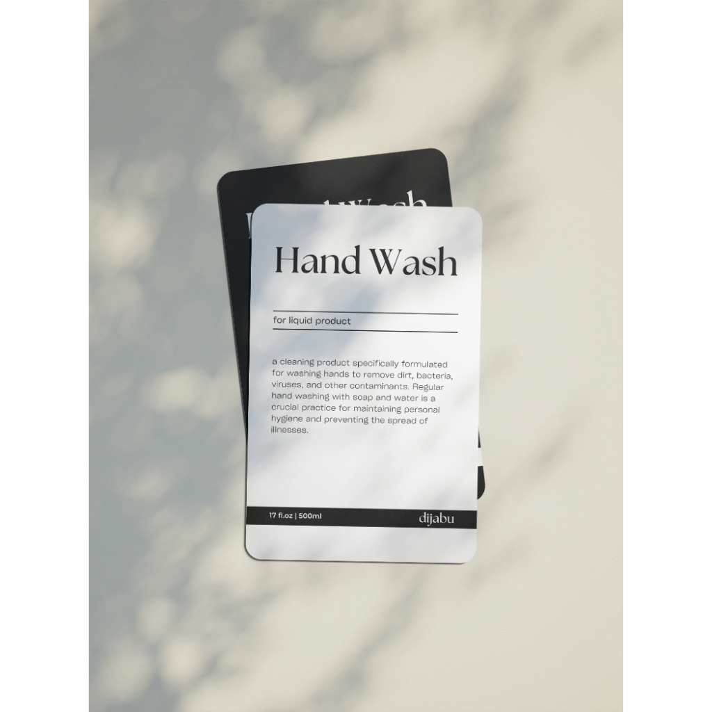 

Label Botol Aesthetic (Bulat) Waterproof Dijabu