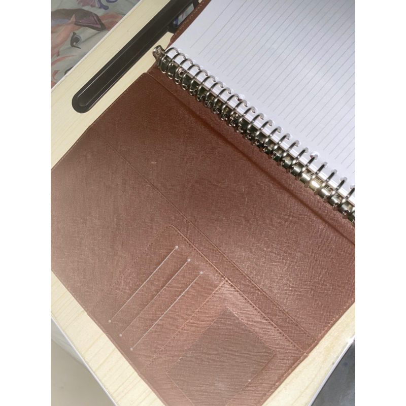 (PRELOVED) BINDER B5 - coklat tua BINDER FILE DOKUMEN CATATAN
