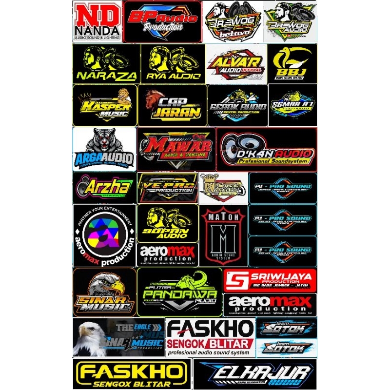 

STIKER AUDIO | STIKER SOUND | STIKER SOUNDSYSTEM | STIKER CROMO | STIKER PACK | STIKER 1 LEMBAR Ukuran 31cm x 47cm