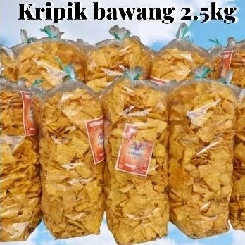 

Kripik bawang 2,5kg /cemilan keripik