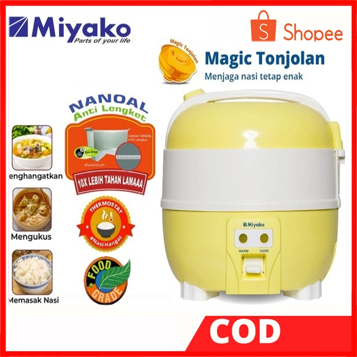 MAGIC COM MIYAKO MCM610 / MCM 610 / MCM-610 (1 LITER) RICE COOKER / MEJIKOM / MAGICOM / MEJIKOM KECI