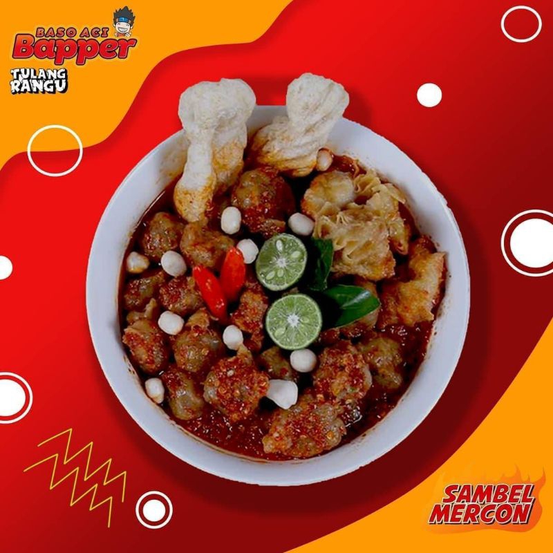 

Kakarak food baso aci bapper tulang rangu sambal mercon 220gr