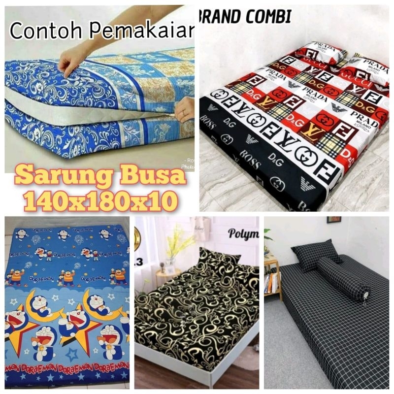 Xaviertaran Sarung Busa Resleting Limbah Inoac Ukuran 140X180X10