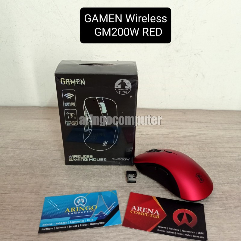 Mouse GAMEN Wireless GM200W RED