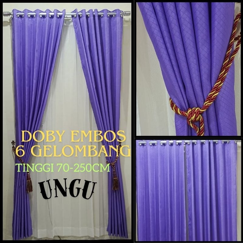 GORDEN DOBY EMBOS 6 GELOMBANG.GORDENG TIRAI .GORDEN PINTU GORDEN JENDELA HORDENG GORDEN BIASA GORDEN