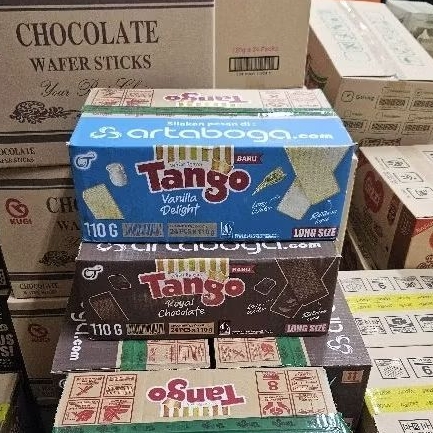 

ED 01.26 - CTN 24*110GR - WAFER TANGO 110GR ISI 24PCS / TANGGO WAFER / KUE HAJATAN