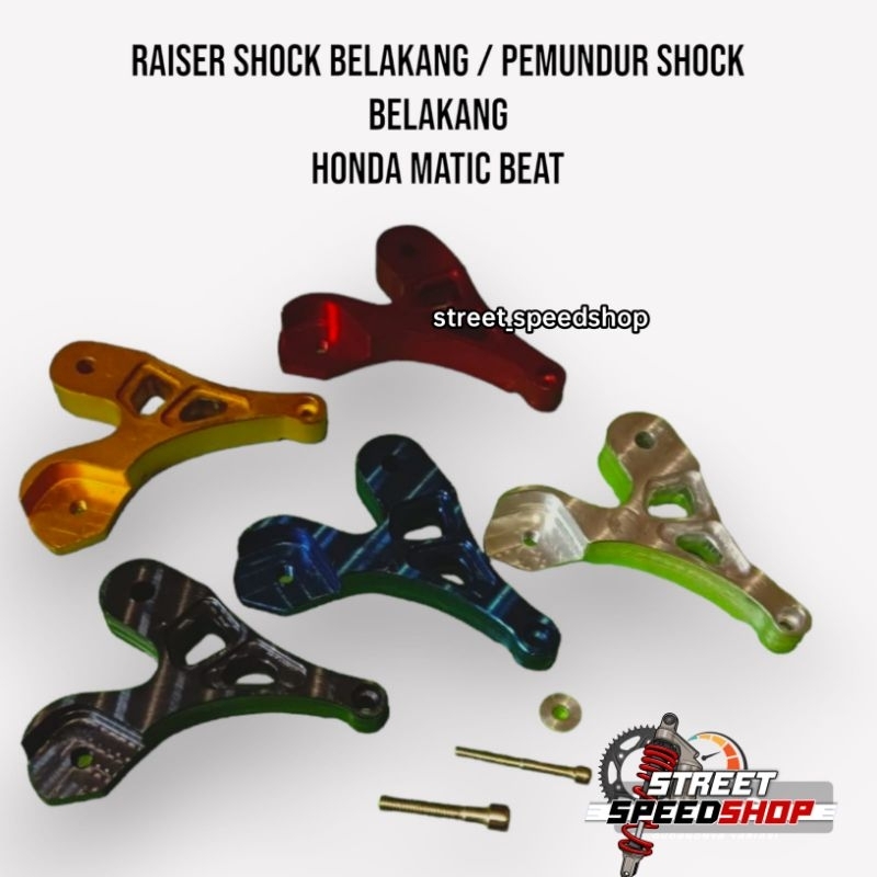 Raiser Shock Belakang / Pemundur Shock Belakang Honda Matic Beat Undur undur