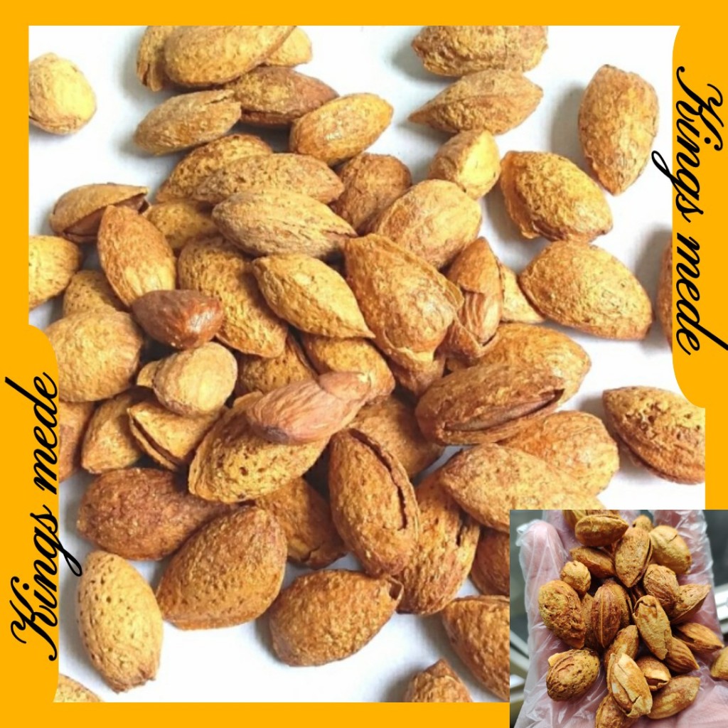 

kacang almond vanila / kacang almon kulit rasa vanila / ROASTED ALMOND