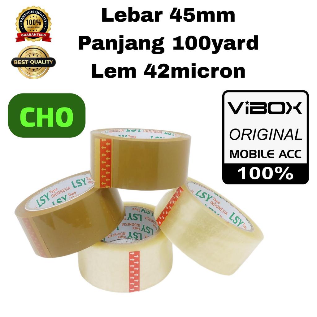 

CHO Lakban Bening - Cokelat Termurah 45mm X 100Yard Full Sticky & Strong Quality Cocok Untuk semua Partner Bisnis Online SML