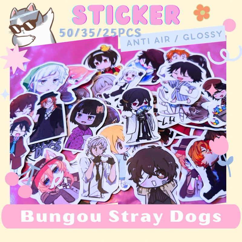 

BUNGOU STRAY DOGS Sticker / Tahan Air Stiker Anime Animerch Waterproff