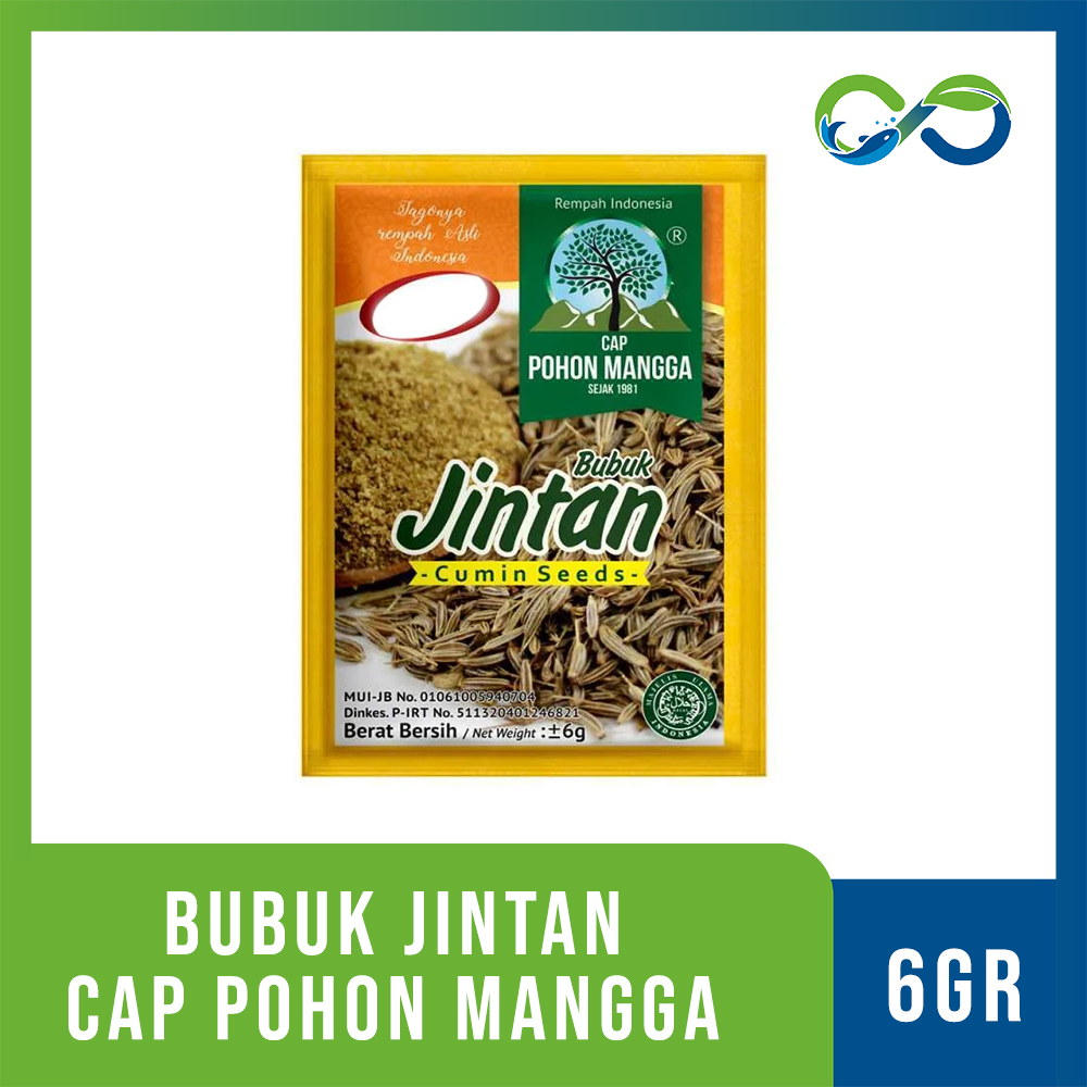 

[AquaEcofarm] BUBUK Jintan Rempah Indonesia Sachet Cap Pohon Mangga Bandung