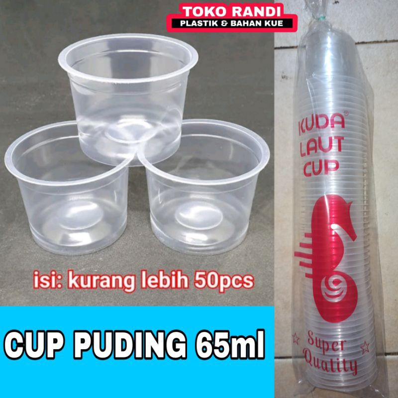 Cup Puding 65ml Tanpa Tutup