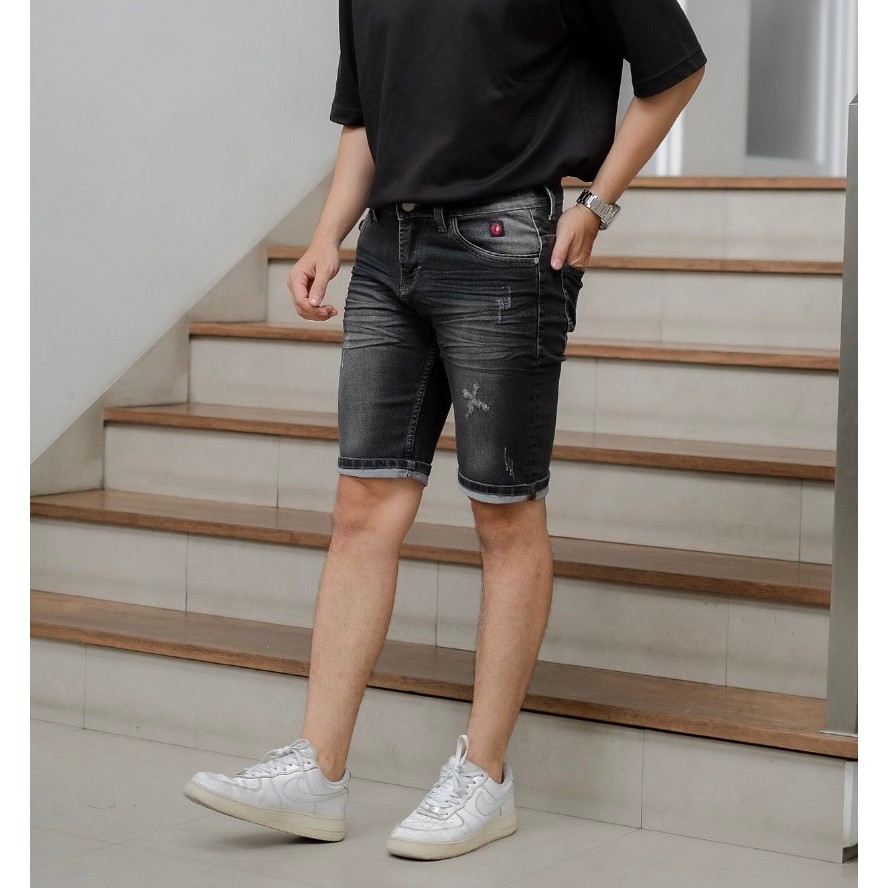 Celana Jeans Pendek Crinel Cakar / jeans pendek pria / celana pendek denim