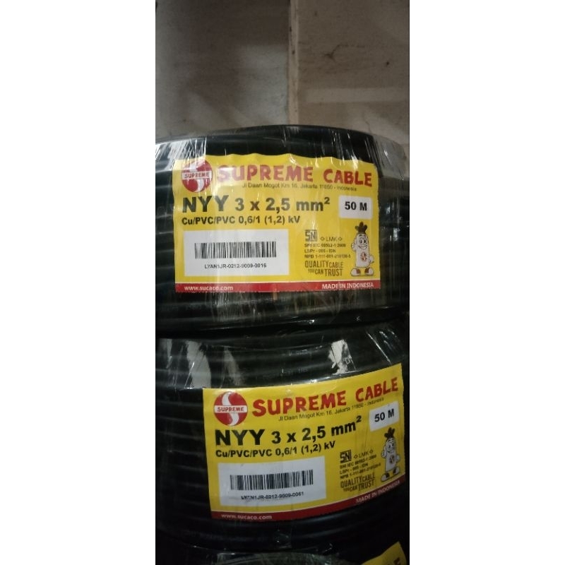 kabel Supreme NYY 3x2,5 50m