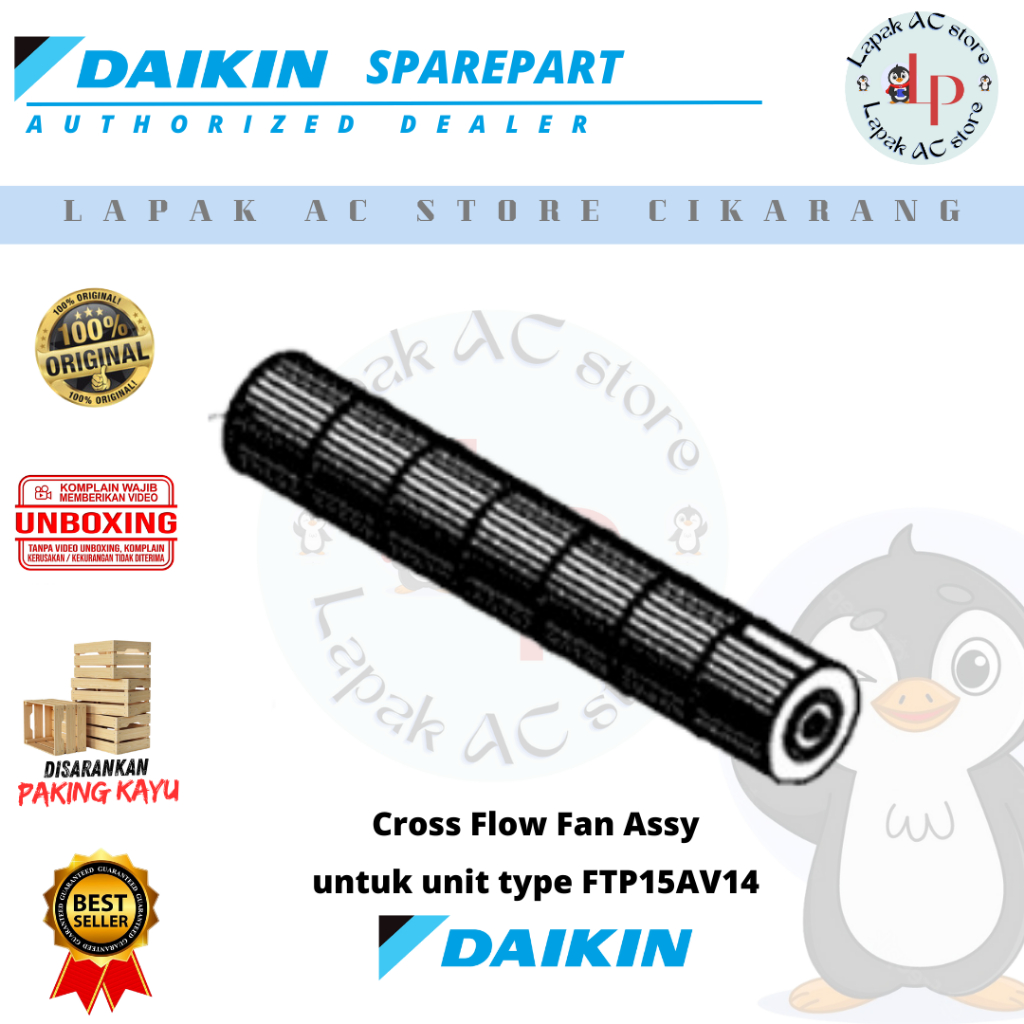 Blower Indoor AC DAIKIN Malaysia 1 PK FTP25AV14