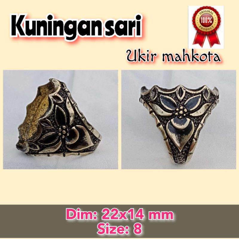 Emban Batu Akik Dan Permata Kuningan Perunggu.32