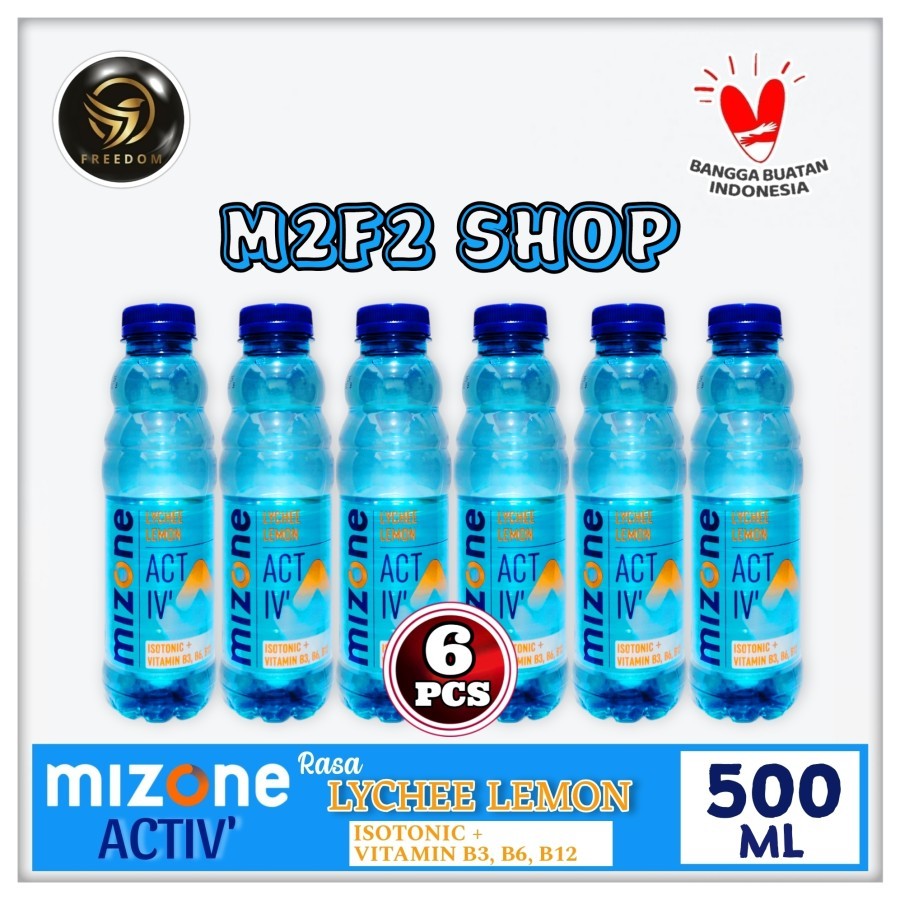 

Mizone White Isotonic Lychee Lemon White Tea Botol Pet - 500 mI (Kemasan 6 Pcs)