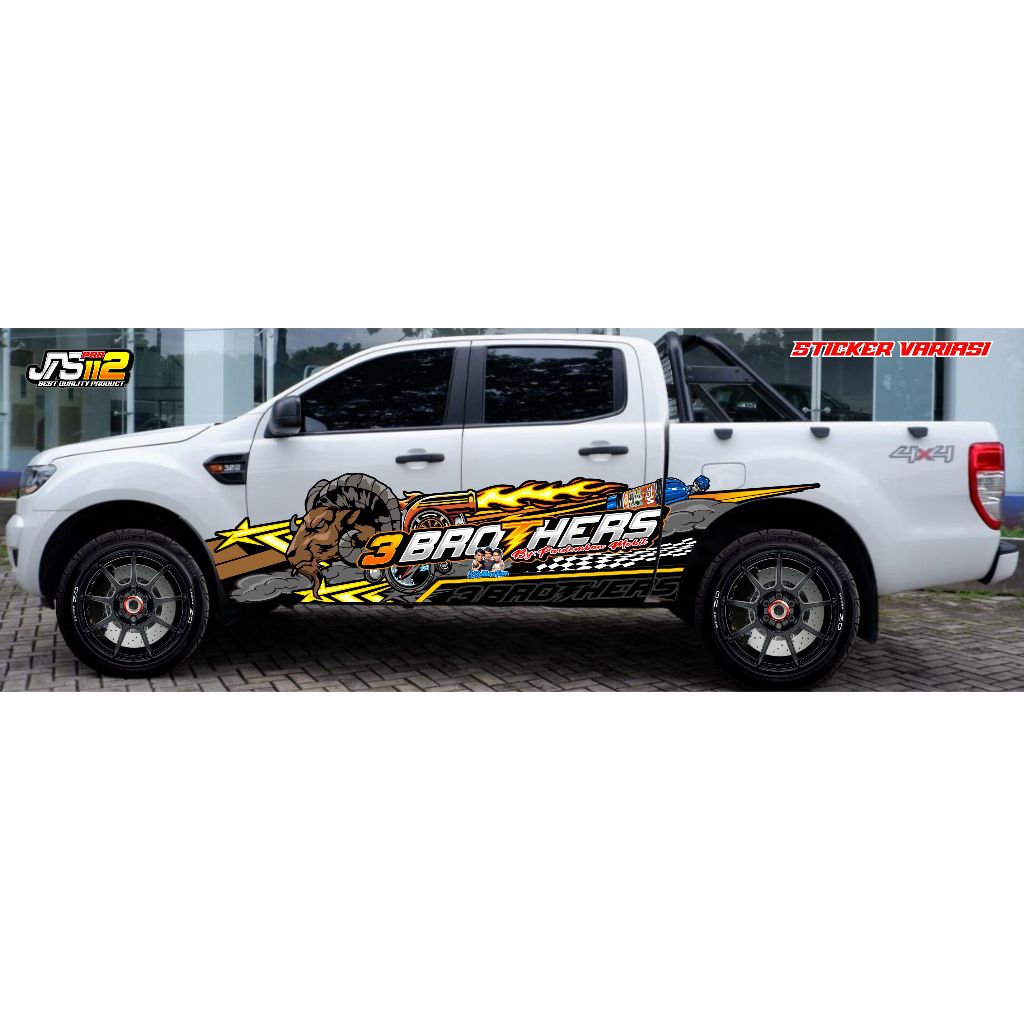 STIKER DECAL MOBIL HILUX STIKER DECAL MOBIL TRITON STIKER MOBIL RANGER MAZDA INOVA PAJERO