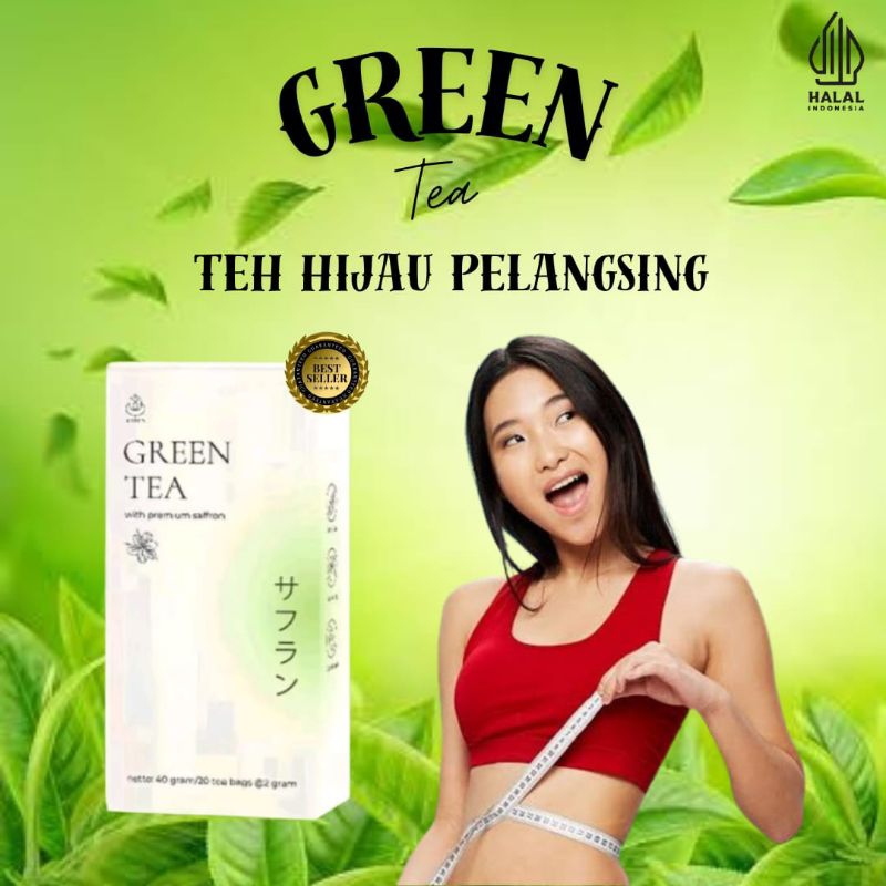 

TERLARIS Kalon Teh Hijau Green Tea Saffron Premium | Teh Hijau Pelangsing Teh Hijau Penurun Berat Badan Ori