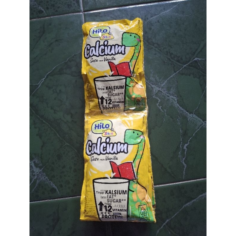 

Hilo school Calcium Susu Rasa Vanila Renceng