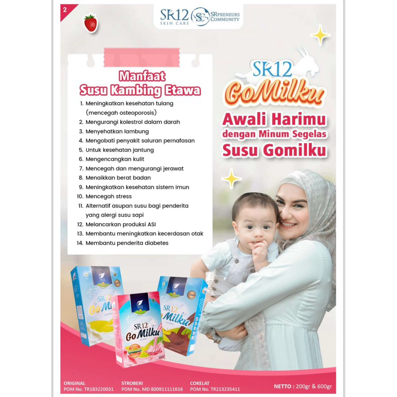 

Susu Kambing Etawa SR12 GOMILKU
