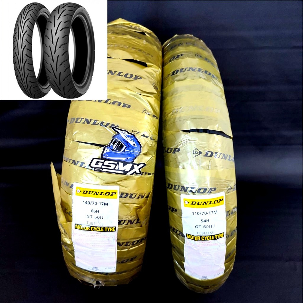 BAN DUNLOP ARROWMAX GT601 DEPAN BELAKANG 110 70 17 140 70 17 BAN SUPERMOTO 17 DUNLOP