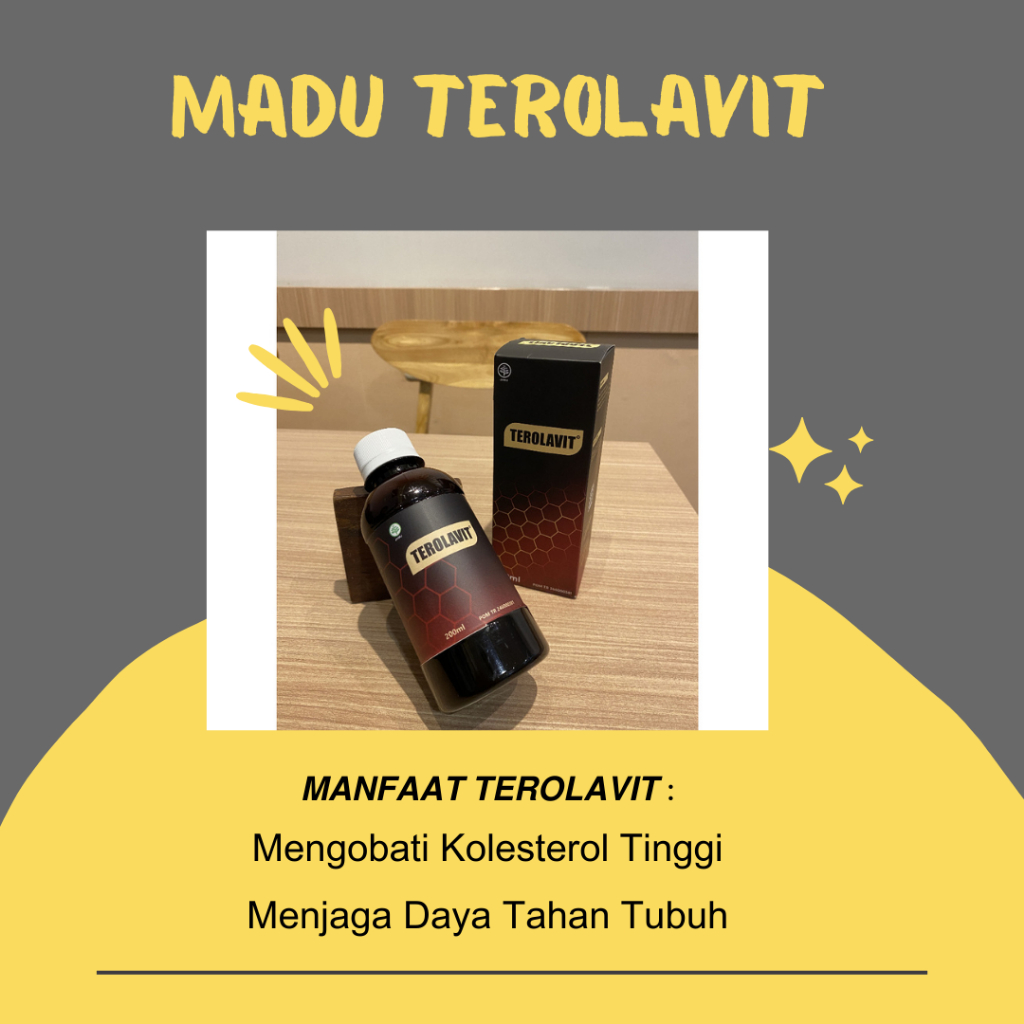 

COD Madu TEROLAVIT isi 200ml - Madu Herbal 100% untuk Mencegah Berbagai Macam Penyakit