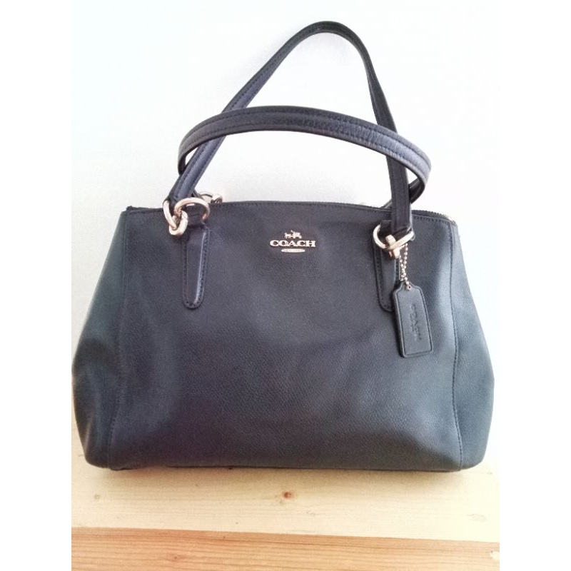 S O L D ....Tas Tote Coach Christy Navy