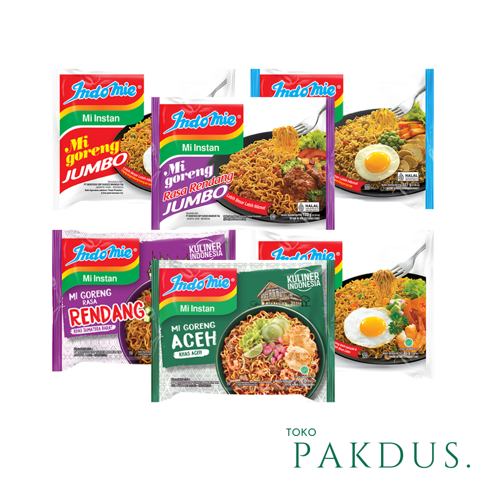 

Indomie Mi Instan Paket isi 3 Pcs