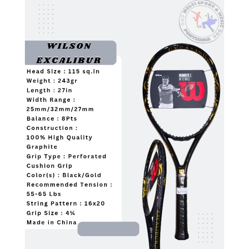 Raket Tenis WILSON Excalibur