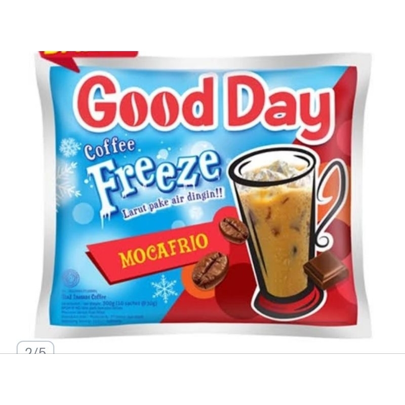 

Kopi Goodday freeze Kemasan 1 renceng isi10pcs