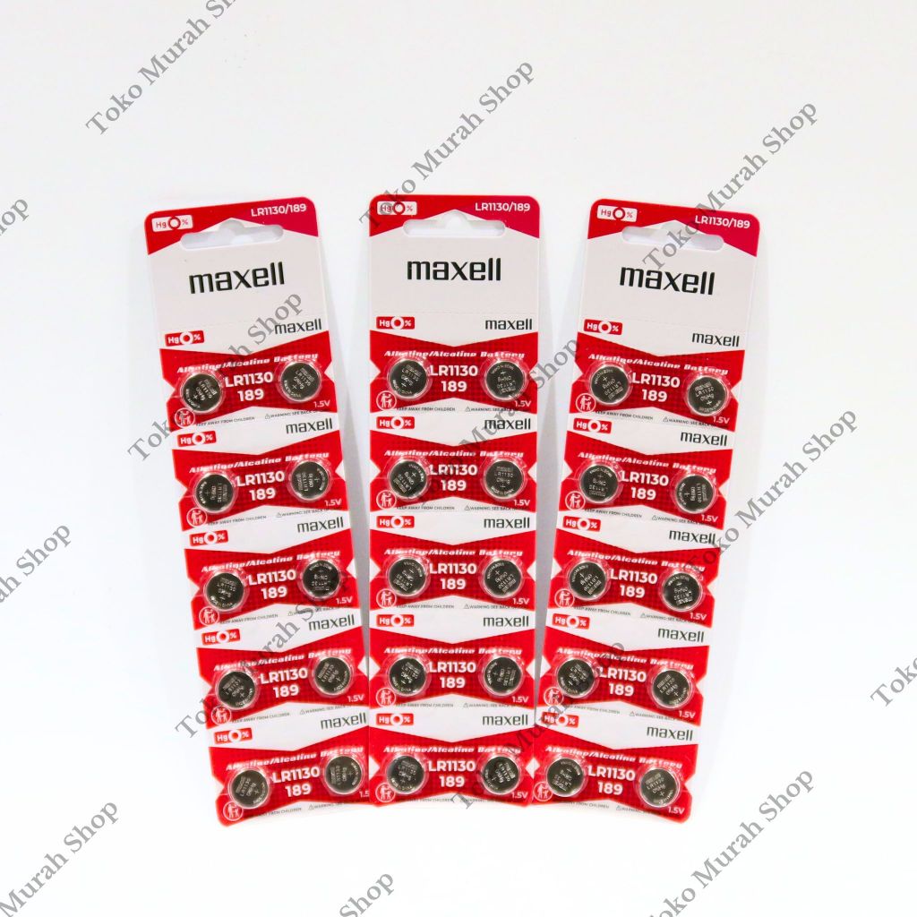 Baterai Maxell LR1130 / Baterai Kancing Maxell LR1130 - Original