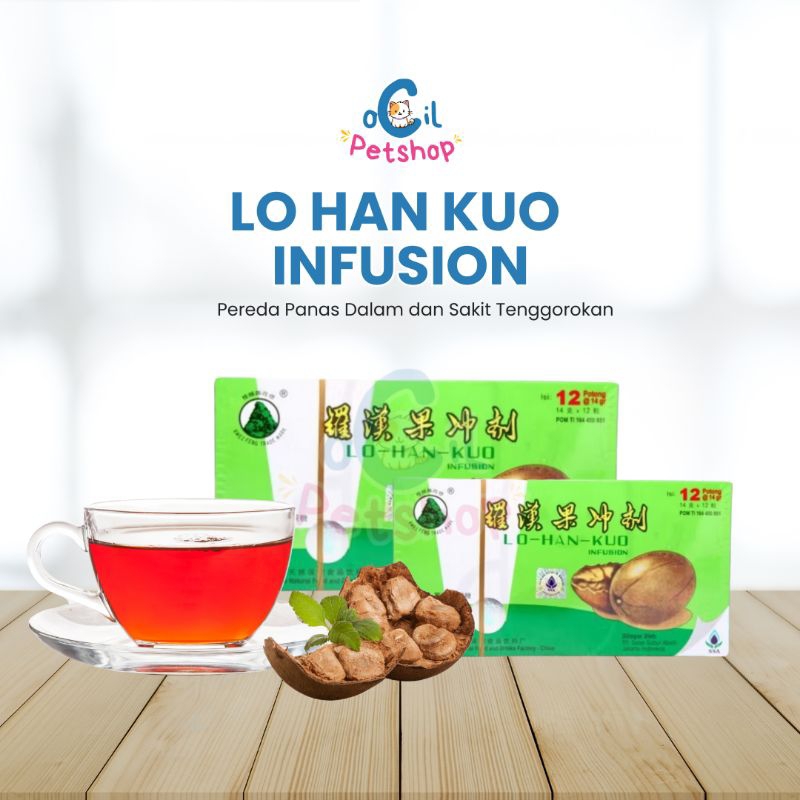 

Lo Han Kuo Infusion - Pereda Panas Dalam dan Sakit Tenggorokan (1 pcs)