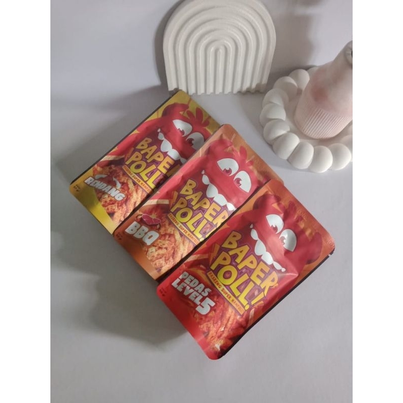 

CEKELIN SNACK BAPER POLL ISI 50 GR | CAMILAN MURAH | SNACK HARGA ECER |