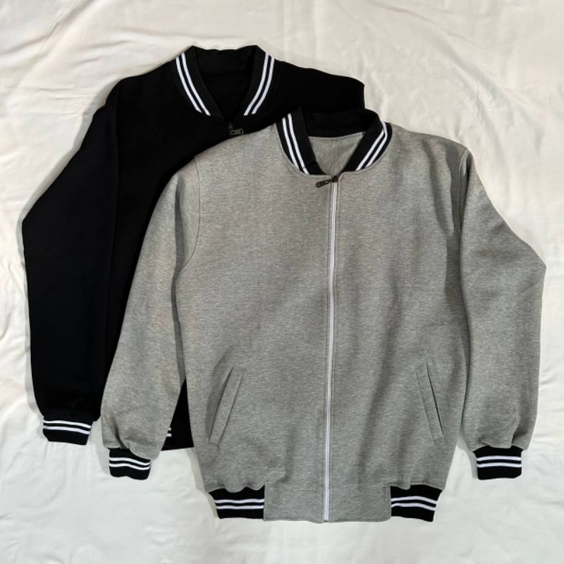 Jacket Bomber Polos Pria & Wanita
