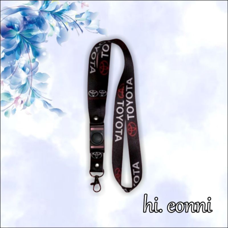 

Tali id card TOYOTA / tali lanyard TOYOTA (READY STOCK) MURAH !!!