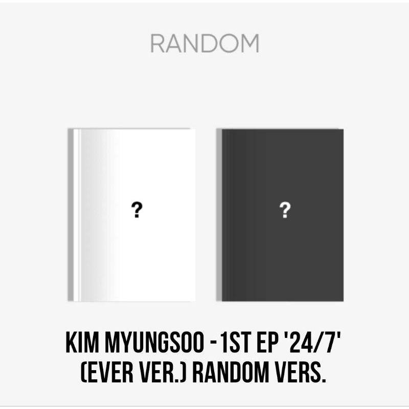 [PO] KIM MYUNGSOO - 1st EP '24/7' RANDOM VER. / ALBUM KIM MYUNGSOO 24/7 / ALBUM INFINITE