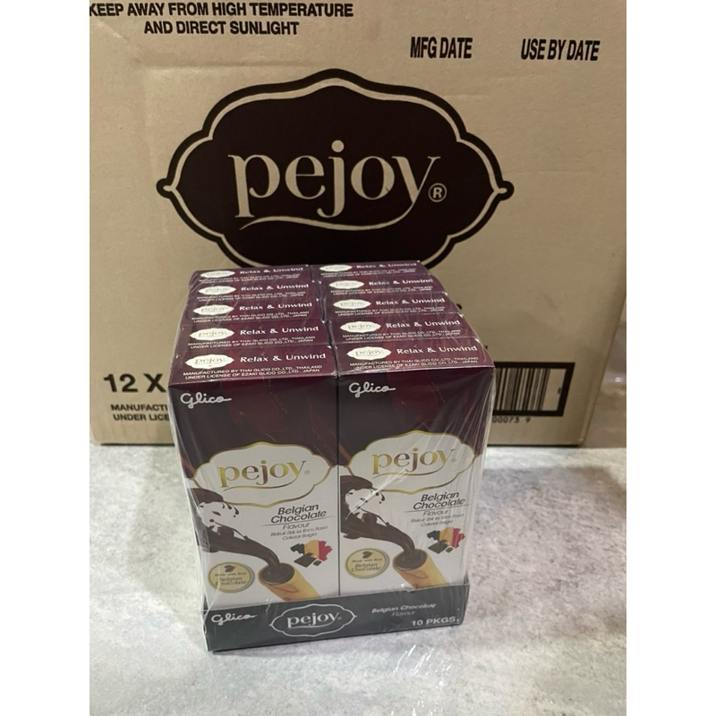 

PEJOY belgian chocolate biskuit stick pejoy 16gram x 10pcs