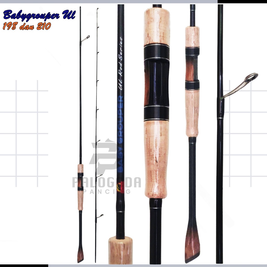 Joran UL Swan BABYGROUPER UL Series 198 210 2-8lb Carbon Solid