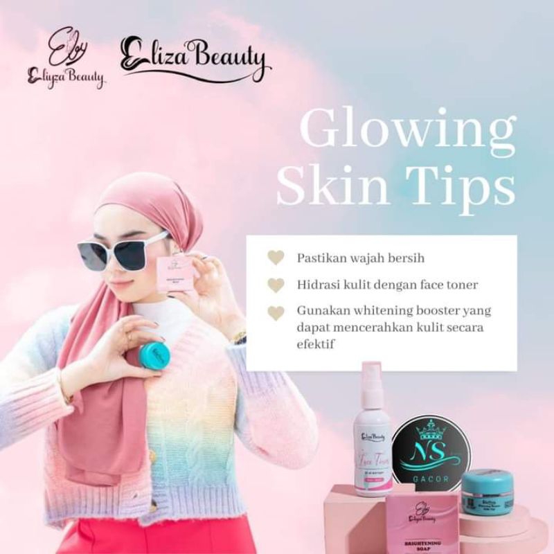 (GERATIS ONGKIR) eby Eliza beauty cream BPOM 1 paket lengkap sabun Eliza beauty toner Eliza beauty c