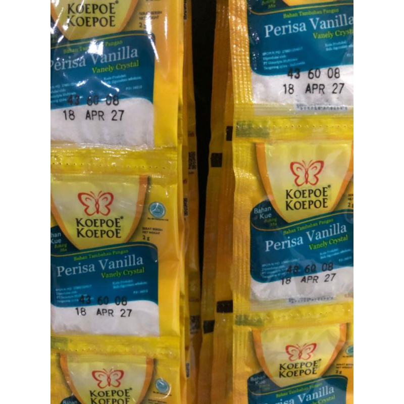 koepoe-koepoe perisa vanilla 2gr sachet