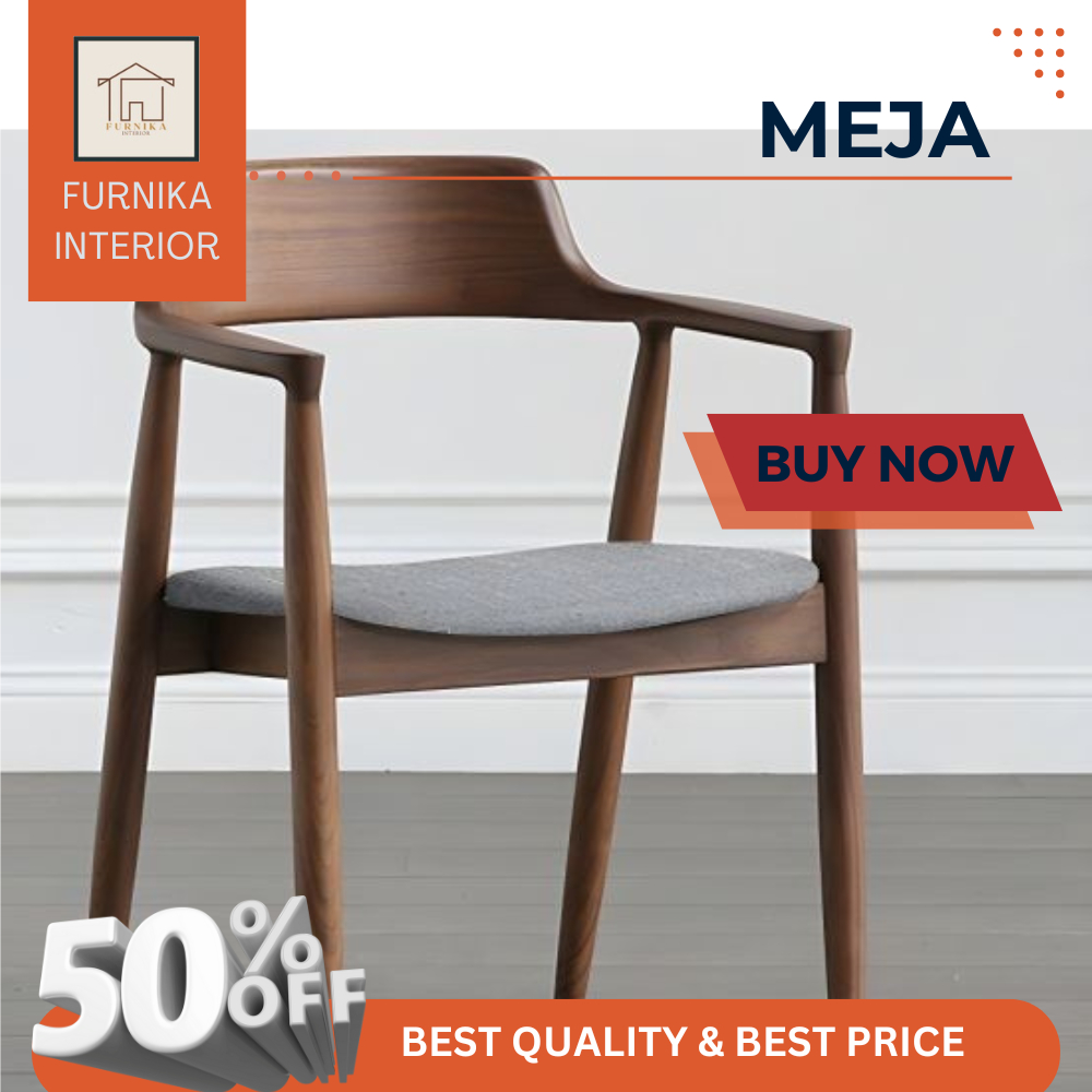 KURSI HIROSHIMA KURSI CAFE MINIMALIS OUTDOOR KAYU SANDARAN KURSI INDUSTRIAL KURSI SOFA