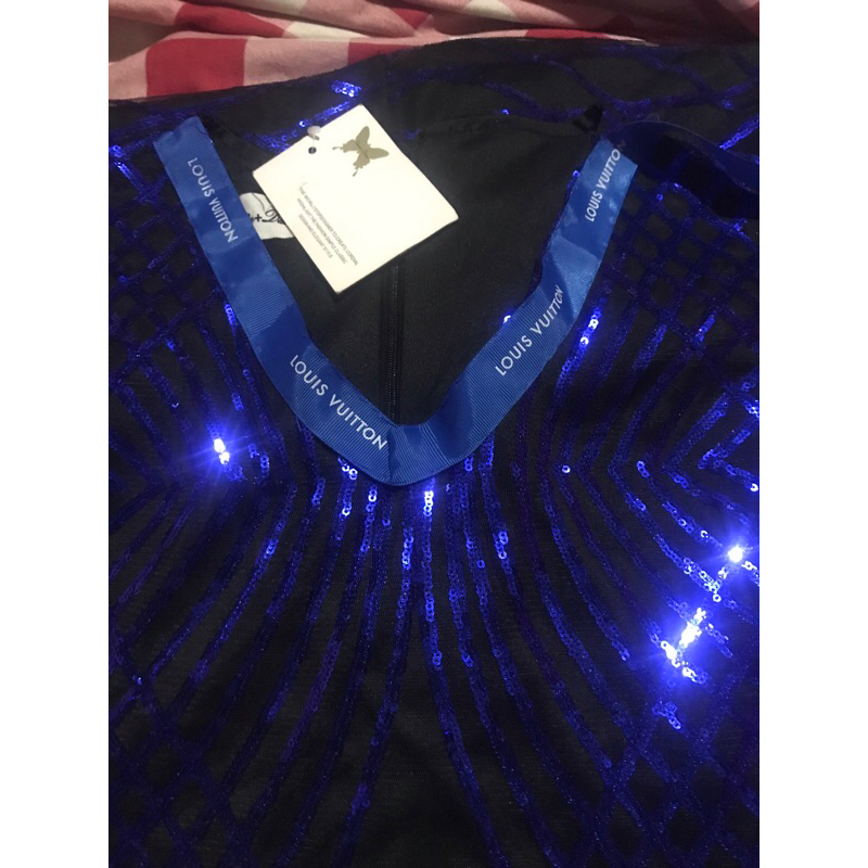 Baju  Sequin list pita loui viitt