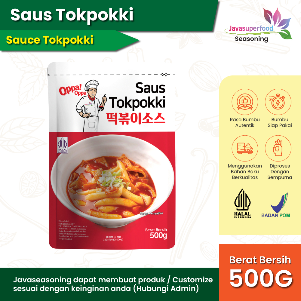 

Bumbu Saus Tokpoki topoki toppoki Tteokbokki tokpokki Odeng Fish Cake 500g