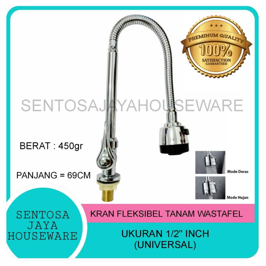KRAN MEJA WASTAFEL FLEKSIBEL / KRAN SINK TANAM CUCI PIRING / KRAN WASTAFEL CUCI PIRING FLEKSIBEL