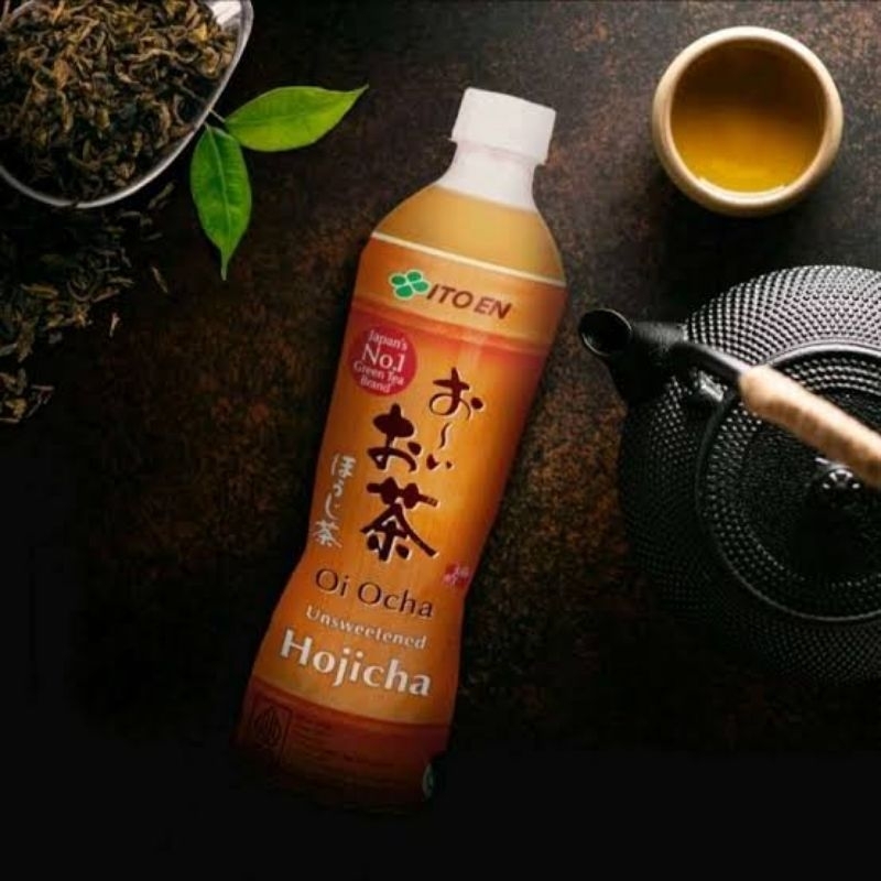 

Ito En Oi Ocha Unsweetened Hojicha Roasted Green Tea Minuman Teh Hijau Botol 500ml Dus isi 24pcs