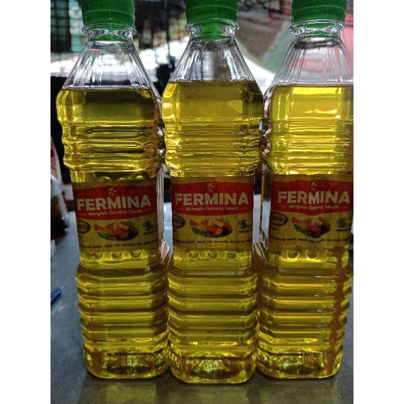 

minyak goreng fermina kemasan 700 mili 1 dos isi 12 botol