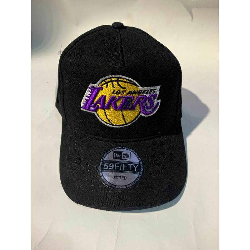 Topi Lakers hitam Topi Baseball Lakers new era